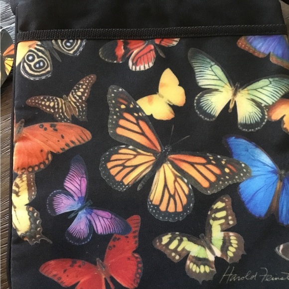 Colorful Butterfly Print Crossbody Bag NWT - Picture 2 of 5